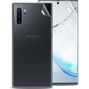 Case 4U Samsung Galaxy Note 10 Plus Ön + Arka 360 Tam Kaplayıcı Film Full Cover Şeffaf