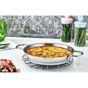 Paslanmaz Çelik İtalyan Omlet Sahan 22x3.5 cm-1.2 Litre