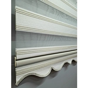BBB Pliseli Simli Renk Geçişli Şık Zebra Stor Perde MZ281