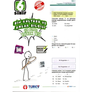 Türev Yayınları 6.Sınıf Din Kültürü Çek Kopart