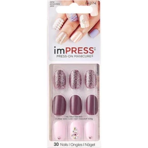 Impress Kendinden Yapışkanlı Takma Tırnak Lila-Mor