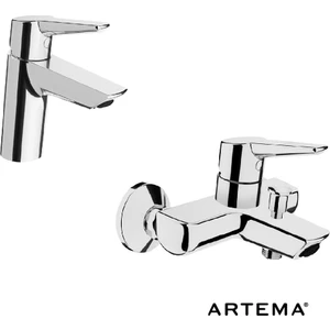 Solid S Lavabo + Banyo Batarya Seti