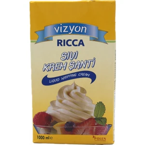 Ricca Bitkisel Sıvı Krem Şanti Şekerli 1 lt