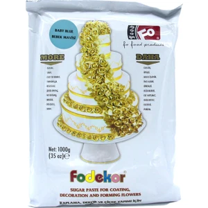 Fo Şeker Hamuru Bebek Mavi 1 kg