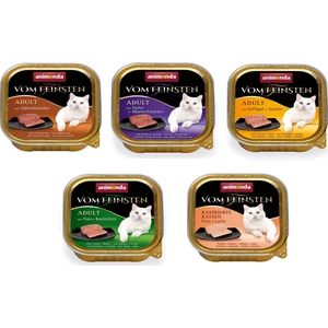 Vom Feinsten Kedi Yaş Maması 100 g Karışık 5'li Paket