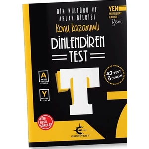 Eker Test Yayınları 7. Sınıf Dinlendiren Test