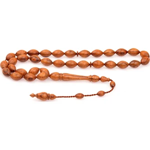 Taş Sandığı Sandal Ağacı Tesbih ( 7,5*12 mm )