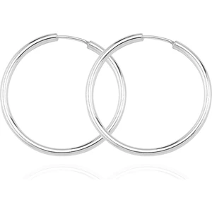 Gümüş 3,5 Cm Halka Küpe