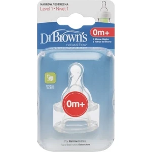 Dr. Brown's 1. Aşama Dar Ağız Biberon Emziği (2 Adet)