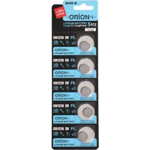 CR1220 3V Lityum Pil / CR 1220 3V Düğme Pil 5'li Kart Paket