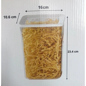 Vip Ahmet Dikdörgen Saklama Kabı 2900ML 2 Adet