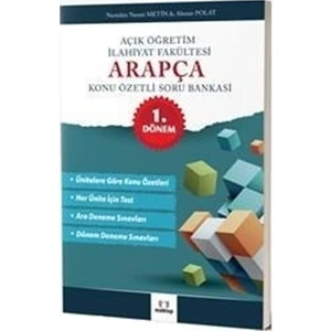 Açık Öğretim İlahiyat Fakültesi Arapça Konu Özetli Soru Bankası