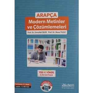 Akdem Yayınları Arapça Modern Metinler ve Çözümlemesi