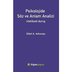 Psikolojide Söz ve Anlam Analizi