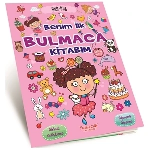 Benim İlk Bulmaca Kitabım - Pembe (Kalem Hediyeli)