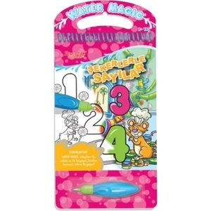 Şekerlerle Sayılar - Water Magic Boyama Kitabı
