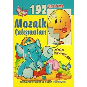 Mozaik Çalışmaları 192 Çıkartma -  Doğa Hayvanları
