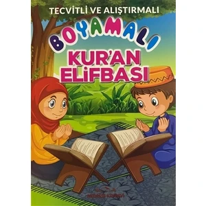 Tecvitli ve Alıştırmalı Boyamalı Kur'an Elifbası
