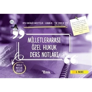Milletlerarası Özel Hukuku Ders Notları