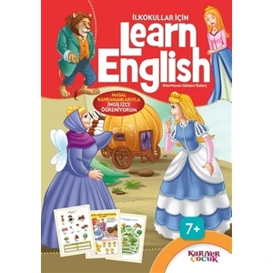 Kariyer Yayınları İlkokullar İçin Learn English (Kırmızı)