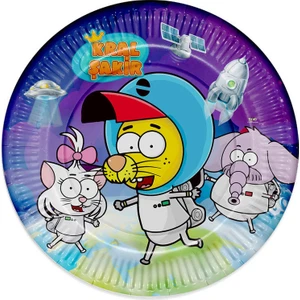 Kral Şakir Uzayda Tabak 8 Adet