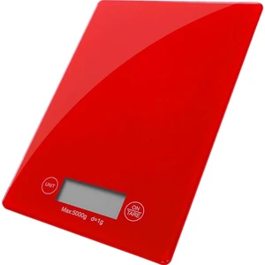 Gomax Dijital Hassas Terazi Cam Mutfak Tartı 5 kg / 1 gr - Kırmızı