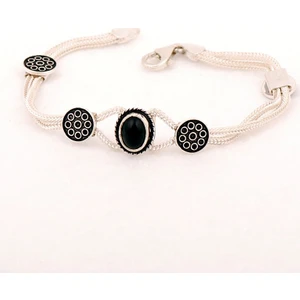 Sümer Telkari Midyat Hasırı Gümüş Bileklik 1970