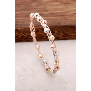 Sümer Telkari Dorissa Rose Gümüş Tasarım Bilezik 2971