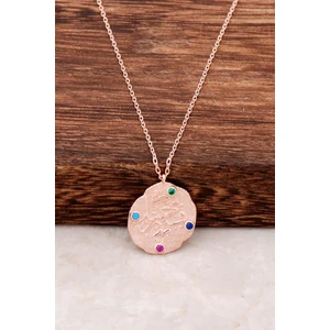 Sümer Telkari Mühür Tasarım Gümüş Kolye 6486