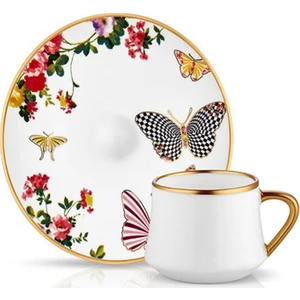 Sufi Türk Kahvesi Seti 6'lı Mariposa