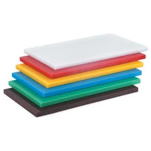 60x40x4 cm Polietilen Kesme Tahtası Kesim Levhası Kırmızı 4795