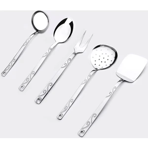 Tozanlı Çelik Sarmal Model 5 Parça Kepçe Seti