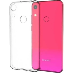 Huawei Honor 8A İnce Şeffaf Kılıf - Şeffaf Beyaz