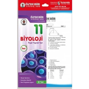 Özde Bir Yayınları  11. Sınıf Biyoloji  Poşet Yaprak Test