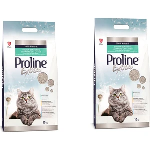 Pro Line Extra Topaklaşan İnce Taneli Kedi Kumu 10 Lt (2 Adet)