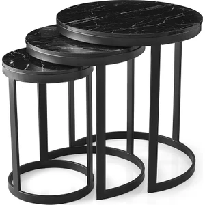 Metal Ayaklı Yuvarlak 3lü Zigon