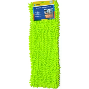 1050 Nemli Makarna Mop Ucu Mikrofiber Şönil Paspas Yedeği 50 Cm. Pembe