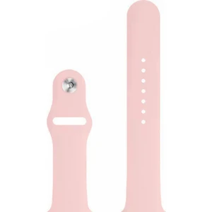 Apple Watch Uyumlu Seri 5 40 mm Için Silikon Kordon Kayış - Pembe