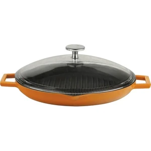 Yuvarlak Grill Tava Çap 30 cm Turuncu