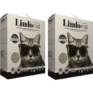 Lindo Cat Aktif Karbonlu Topaklaşan Kedi Kumu 6 l x 2 Adet