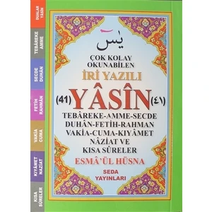 Çok Kolay Okunabilen İri Yazılı 41 Yasin (Cep Boy, Kod: 164)