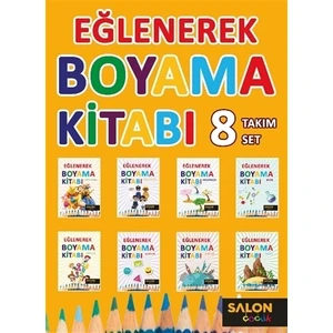 Eğlenerek Boyama Kitabı (8 Kitap Takım)