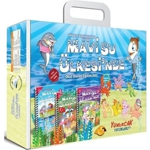 Mavi Su Evde Anaokulu Seti (8 Kitap Takım)