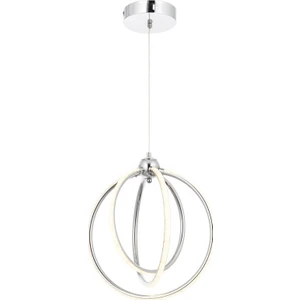 Eray Aydınlatma 5088-3 Krom Powerled Avize(Beyaz Işık -Sarı Işık - Gün Işığı)