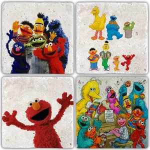 Oscar Stone Doğaltaş Bardak Altlığı  4'lü Set 10 x 10 cm