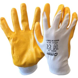 NSWG01 Sarı Nitril Iş Eldiveni