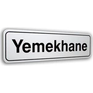 PassPano Pvc Foam Levha YEMEKHANE 7 x 25 cm