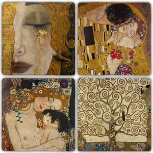 Oscar Stone Doğaltaş Bardak Altlığı - 4'lü Set 10 x 10 cm