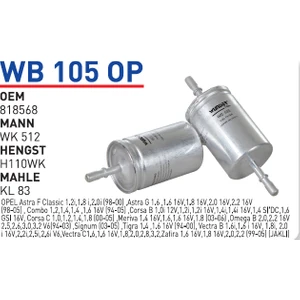 WB 105OP Opel Astra – Corsa - Vectra Tırnaklı Benzin Filtresi