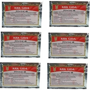Krk Gıda Boyası 6 Adet Kırmızı 6x9 Gr.